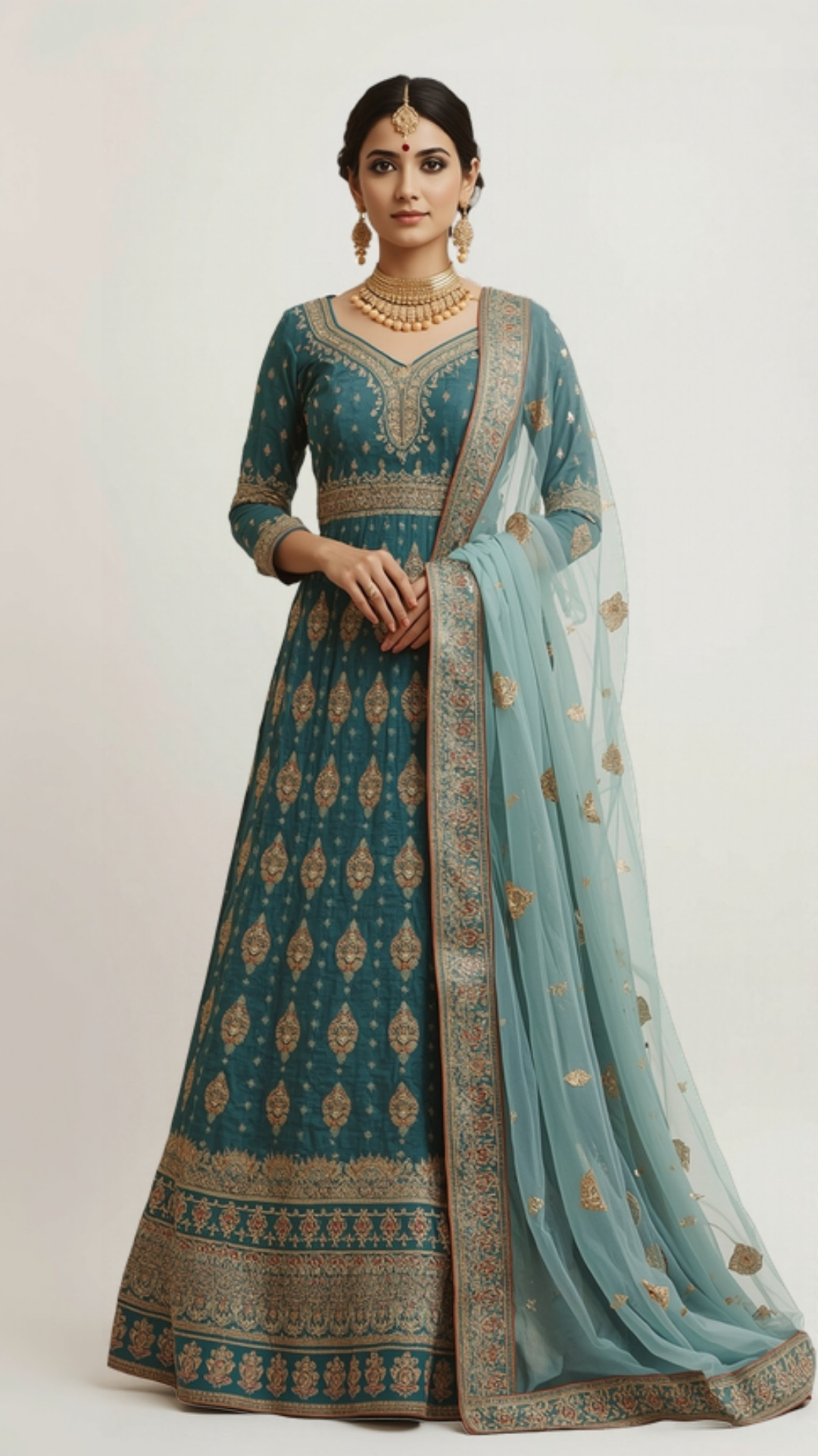 Chikankari Cotton Unstitched Suit